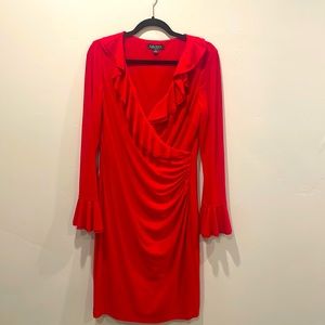 Show stopper red Ralph Lauren dress
